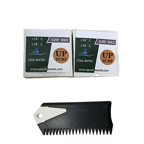 UPSURF Set Cera, Pinna e Pettine per Tavola da Surf (UP-Cool 2-Pack)