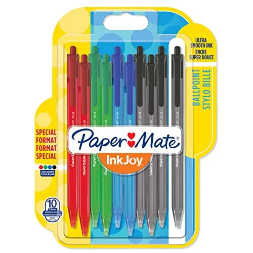 PaperMate InkJoy 100 Penna a Sfera a Scatto, Punta Media 1.0 mm