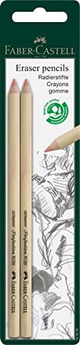 Faber-Castell - Gomma a forma di matita Perfection - Confezione da 2