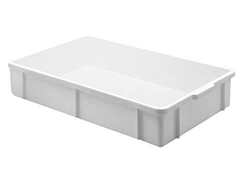 Giganplast Transport Cassetta in Plastica 60x40x16 cm - Bianca
