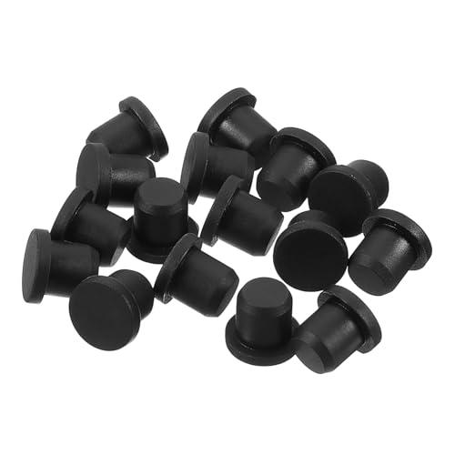 QUARKZMAN 32 Pezzi Tappo in Gomma Nero, 8,5mm Tappo Fori per 8-8,3mm/0,31-0,33