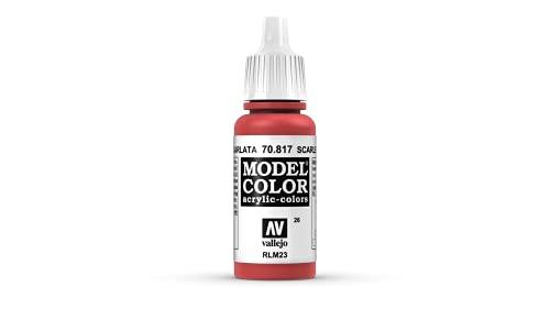 Vallejo Model Color 70817 Scarlet (17ml)