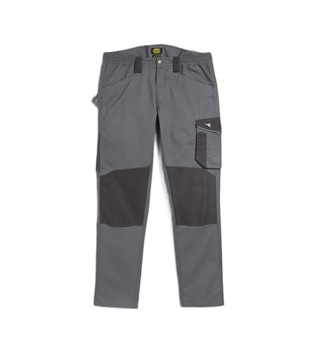 Utility Diadora Pant Rock Performance - Pantaloni da Lavoro Uomo Grigio Acciaio
