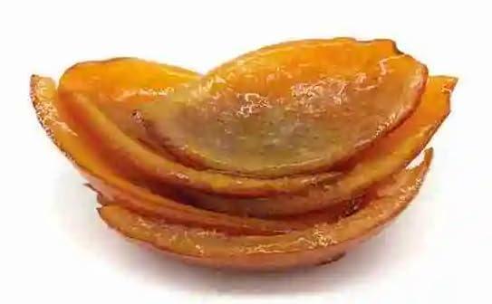 600g Quarti di Arancia Candita Romeo. Frutta Italiana Naturale al 100%. Senza Coloranti, Senza Additivi, Senza Solfiti. Senza Conservanti. Solo Frutta e ZuccheriIn vaschetta da 600 grammi.