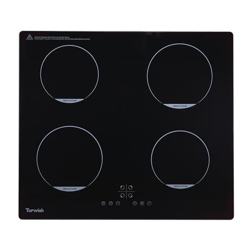 Topwish Piano a Induzione 4 Fuochi 59cm