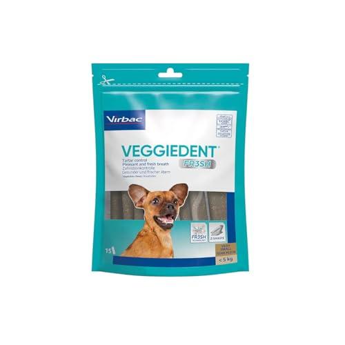 Virbac VeggieDent XS - Strisce Masticabili per Cani < 5kg