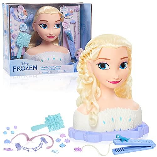Testa di Deluxe Elsa The Snow Queen da pettinare Frozen 2 Disney