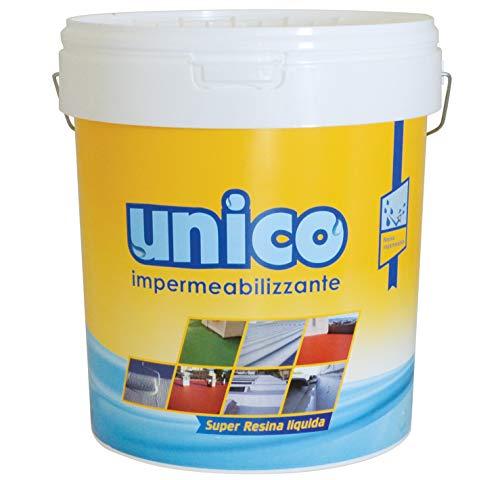 ICOBIT Unico - Resina Impermeabilizzante Super Elastica, Bianco, 10 kg