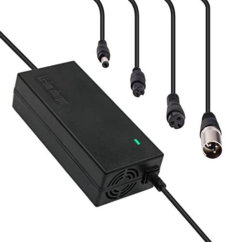 Caricabatterie 54.6V 2A per Biciclette Elettriche, Scooter e E-bike con Batterie Li-ion 48V 13S