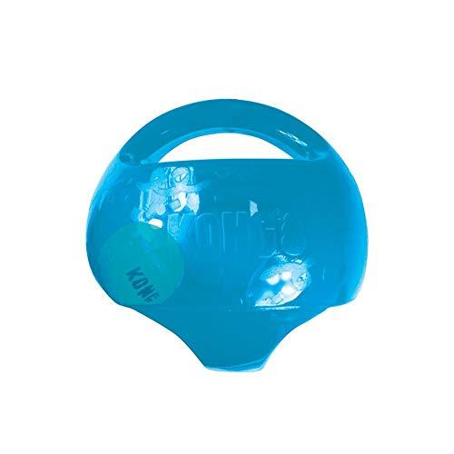 KONG Jumbler Ball - Giocattolo Interattivo per Cani con Pallina da Tennis e Squeaker