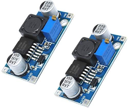 TECNOIOT 2pcs XL6009 DC-DC Modulo Booster Alimentazione Regolabile Step-Up