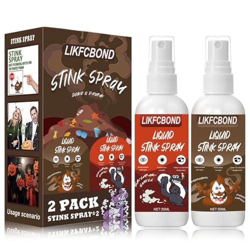 LIKFCBOND Spray Scoregge Liquido, 2 Pezzi - 50ML: Lo Scherzo Perfetto per Ogni Occasione