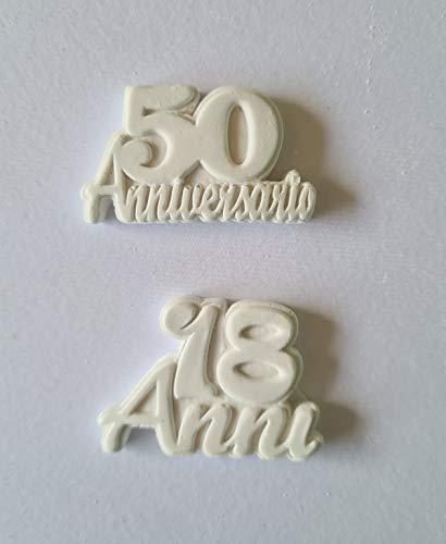 Gessetti Profumati Bomboniera - Celebrazione Speciale: 50° Anniversario & 18° Compleanno