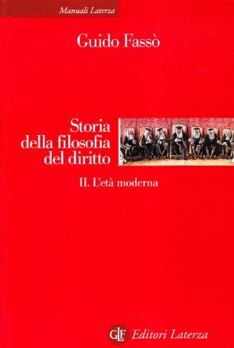 Storia della filosofia del diritto vol. 2 - L'età moderna