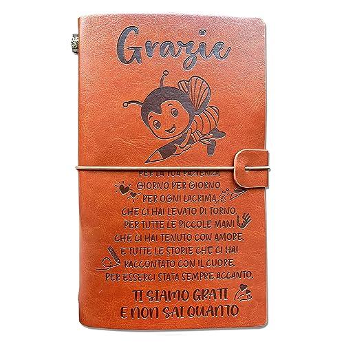 OMNIQI Quaderno in Pelle 