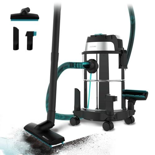 Cecotec Conga Rockstar Wet & Dry Steel - Aspiratore Solidi e Liquidi Multifunzione