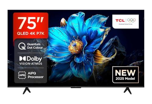 TCL 75P7K - Smart TV QLED 4K HDR da 75 pollici con Google TV