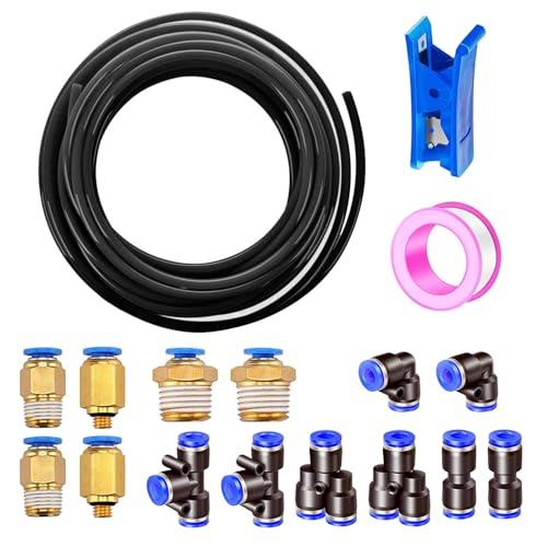 Tubo Pneumatico in Poliuretano HAXIHA 12 Metri con Raccordi Rapidi