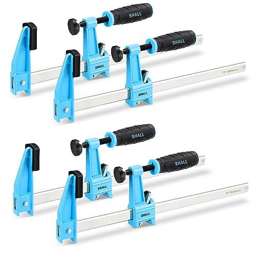 SHALL Morsetto a vite set 4 pezzi, acciaio inossidabile