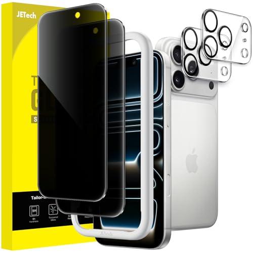JETech Privacy Pellicola Protettiva per iPhone 17 Pro 6,3 Pollici con Protezione per Obiettivo Fotocamera
