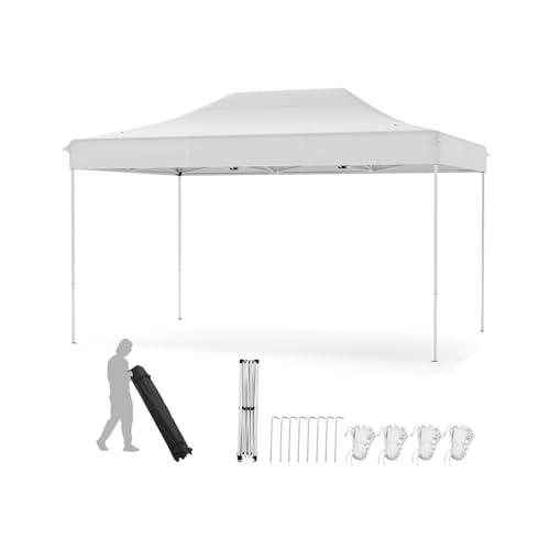 Gazebo Pieghevole Pop-up COSTWAY 3 x 4,5 m Beige