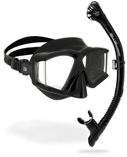 CRESSI Horizon & Scilla Combo - Set Maschera e Snorkel Nero