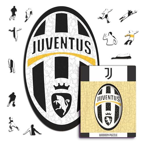 Iconic Puzzles - Juventus Retro Logo, Puzzle di Legno Ufficiale