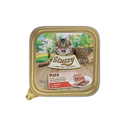 Stuzzy Paté Manzo per Gatti Adulti - 32 Vaschette da 100g (3,2kg)