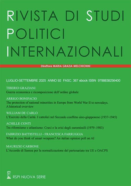Rivista di studi politici internazionali (2025) (Vol. 3)