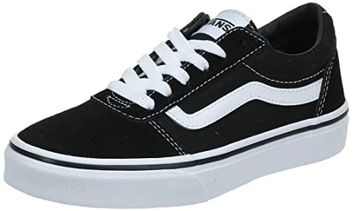Vans Ward, Sneaker Unisex - Bambini e ragazzi, Suede Canvas Black White, 28 EU