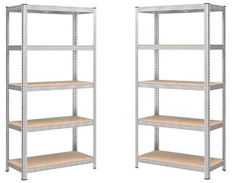 Sinlikon Set di 2 ripiani verticali a 5 livelli