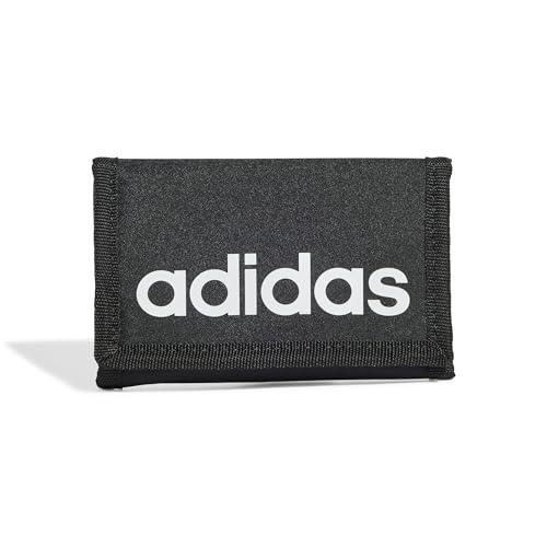 Portafoglio Adidas Linear Unisex Adulto Nero/Bianco