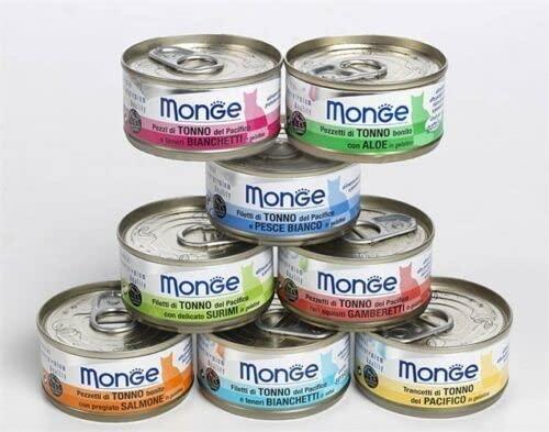 Monge Natural Gatti 80g - Offerta Assortita 48 Scatolette