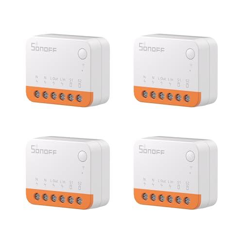SONOFF MINI R4 - Kit 4 Interruttori Smart WiFi