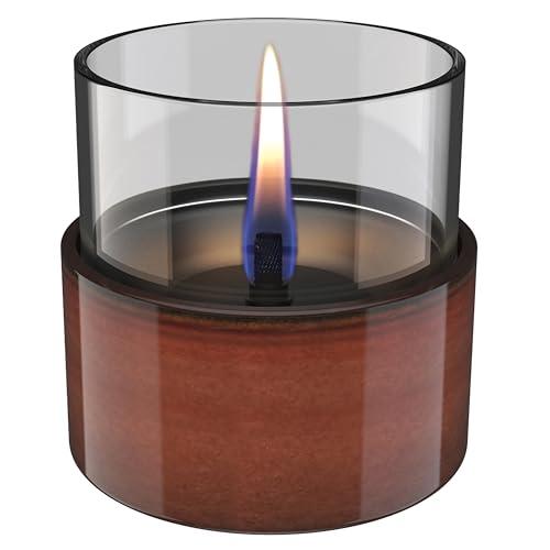 Tenderflame Candela da Tavolo Aster 10 Reactive Glaze - Ambra