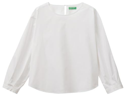 United Colors of Benetton Blusa in Cotone con Dettagli Raffinati