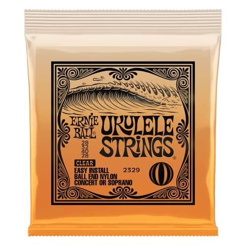 Ernie Ball Corde Ukulele Concerto/Soprano Nylon Clear Endball