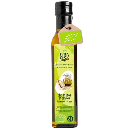 Olio di Sesamo Alimentare Biologico Spremuto a Freddo - 250ml