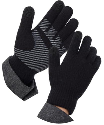 QICEDER Guanti Touch Screen Termici a Maglia - Calore e Funzionalità per l'Inverno