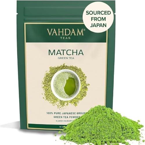 VAHDAM Tè Verde Matcha Giapponese in Polvere - 100g (100+ Tazze)