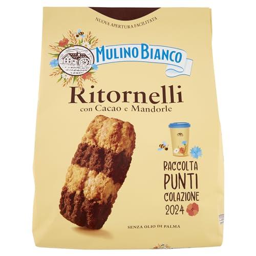 Mulino Bianco Biscotti Ritornelli con Cacao e Mandorle, Senza Olio di Palma, 700 g