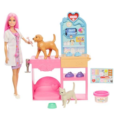 Barbie Clinica Veterinaria di Pronto Soccorso con Bambola e Accessori