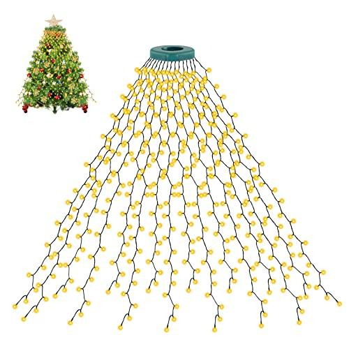 Cshare Luci Albero di Natale 400 LED Bianco Caldo