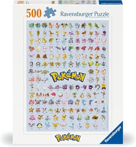 Ravensburger - Puzzle 500 Pezzi Pokémon