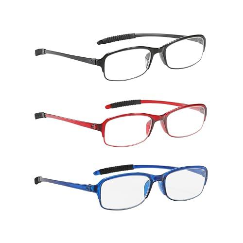 NRDIK PROFLEX Occhiali da Lettura Flessibili - Set da 3