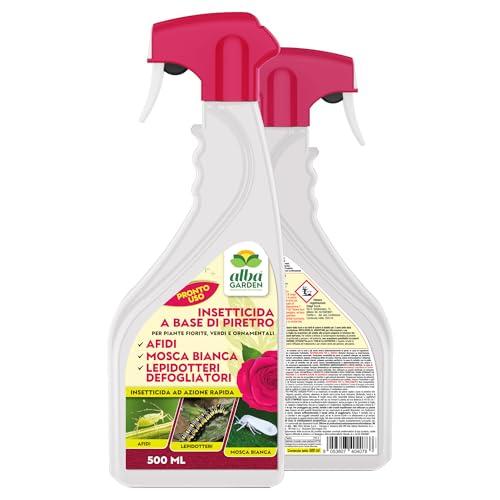 Albagarden - Pirethro Insetticida Naturale per Piante - Spray 500ml