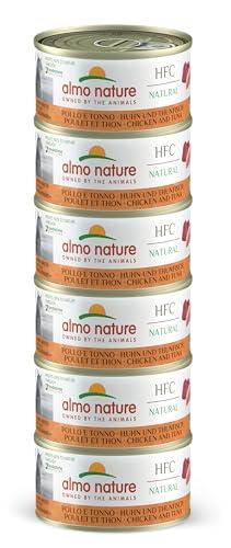 Almo Nature HFC Natural Megapack, Alimento Umido per Gatti - Pollo e Tonno