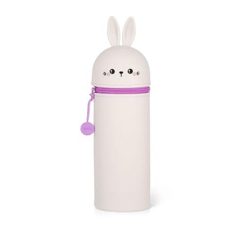 Legami - Astuccio Kawaii 2 in 1 in Morbido Silicone, Tema Bunny