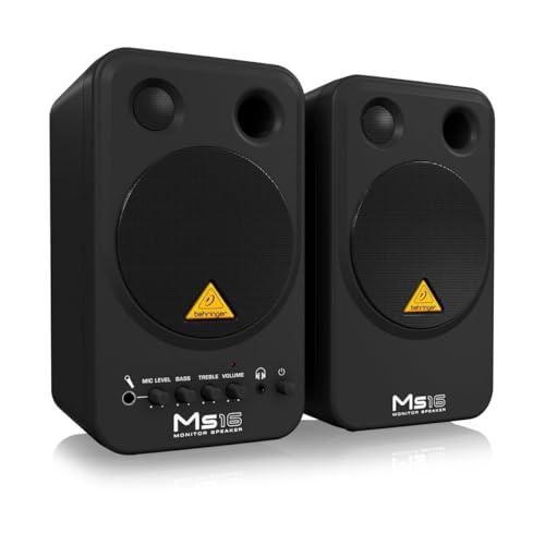 Behringer MS16 Coppia di Monitor Speaker Attivi 16 Watt