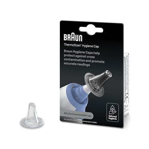 Braun ThermoScan Hygiene Caps, 40 pezzi, Compatibile con i termometri auricolari Braun ThermoScan, LF40